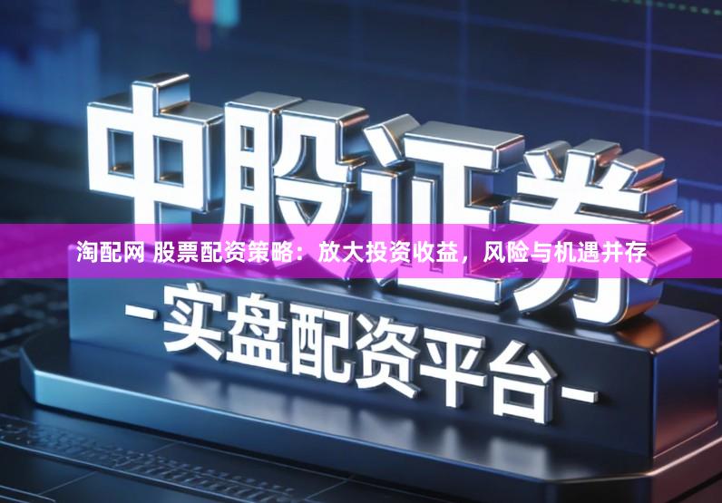 淘配网 股票配资策略：放大投资收益，风险与机遇并存