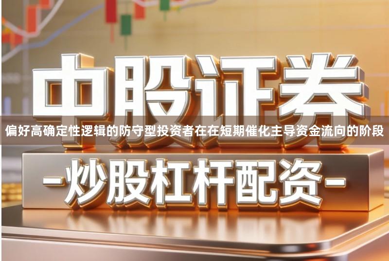 偏好高确定性逻辑的防守型投资者在在短期催化主导资金流向的阶段