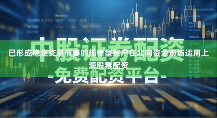 已形成稳定交易节奏的规律型账户在北向资金市场运用上海股票配资